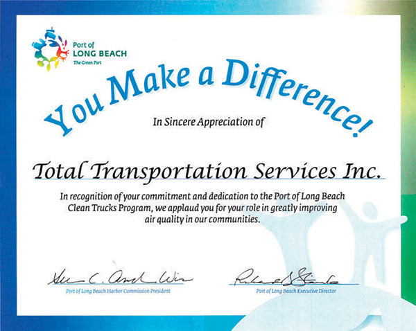 Centennial Clean Truck Award
