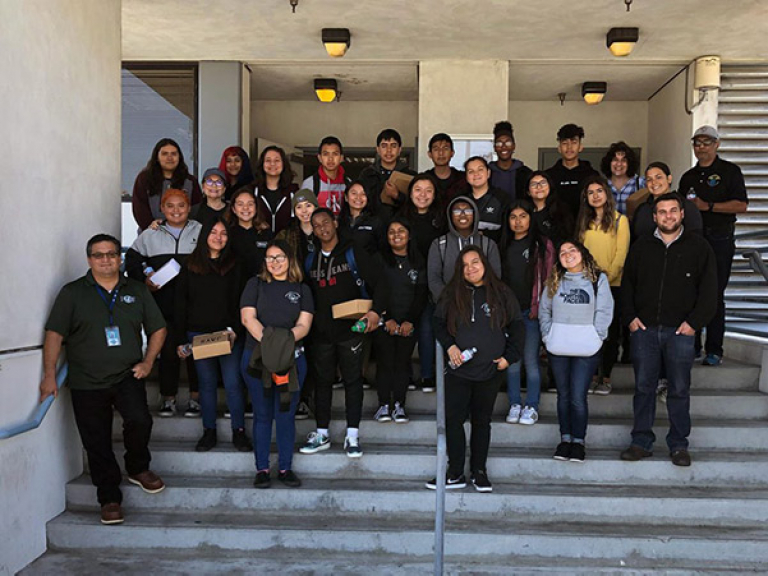 Global Environmental Academy of San Pedro High visits TTSI