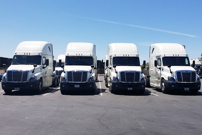 Fleet of clean trucks